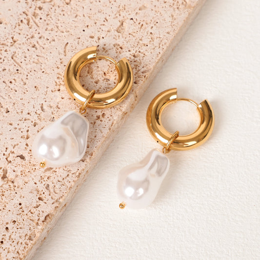 Boucles d'oreilles - Perle d'Or