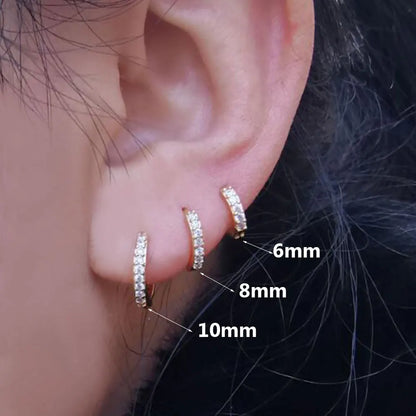 Boucles d'oreilles -  Minimalistes Hoop