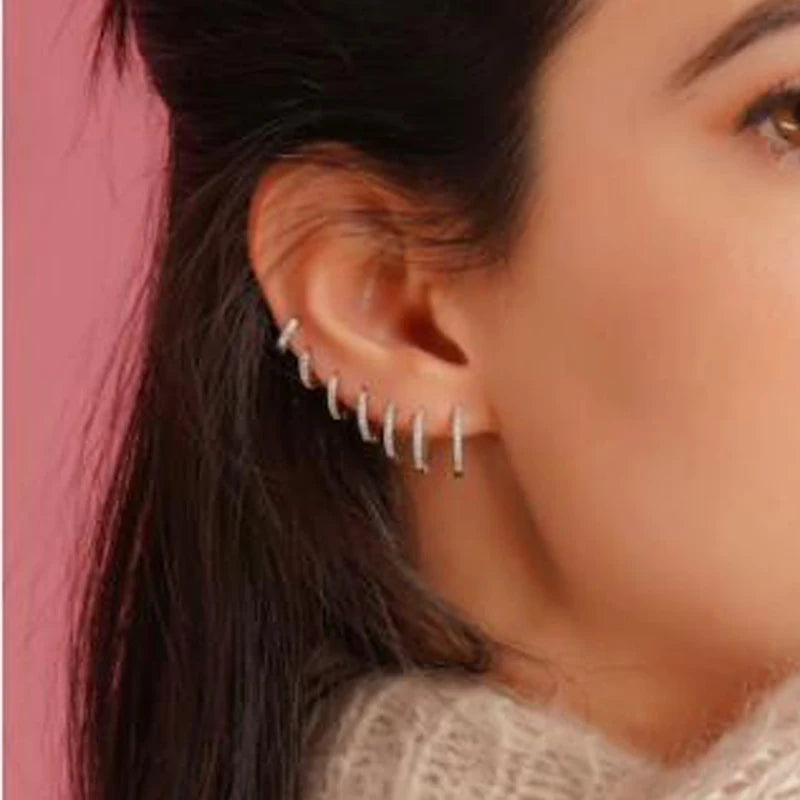 Boucles d'oreilles -  Minimalistes Hoop