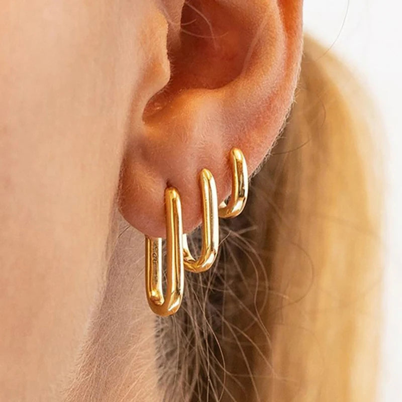 Boucles d'oreilles - Élégance Géométrique