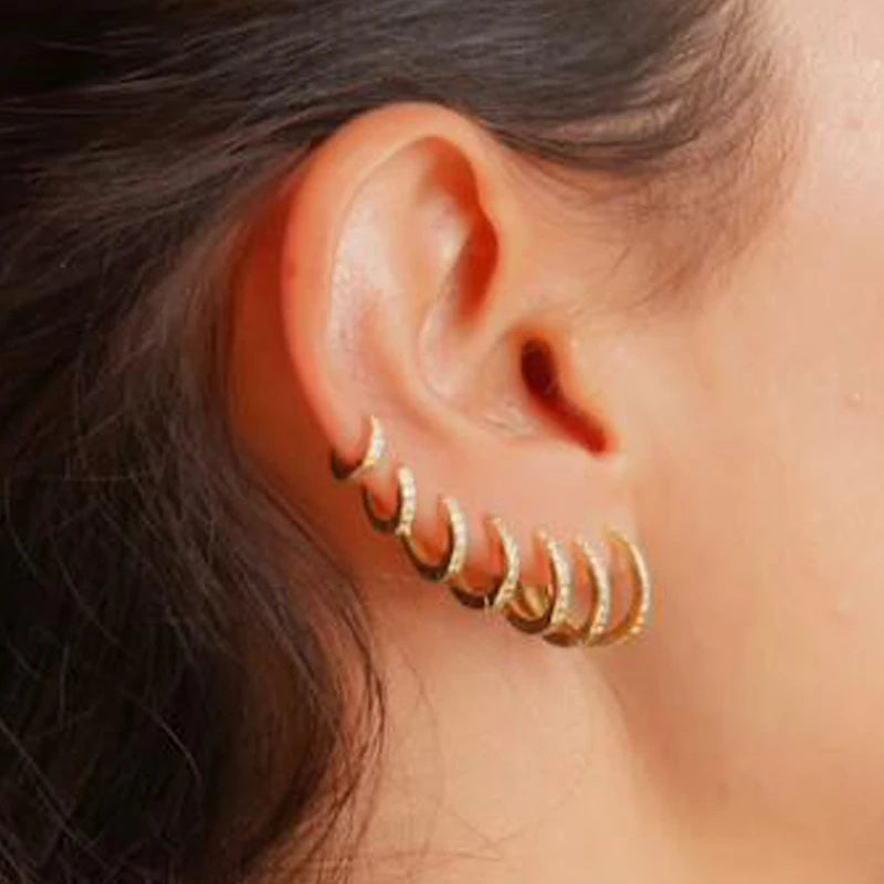 Boucles d'oreilles -  Minimalistes Hoop